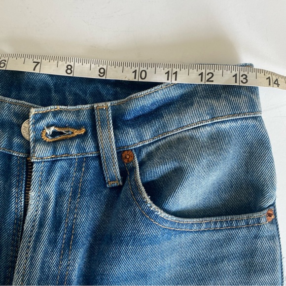 Re/Done 70s Raw Hem Crop Bootcut Jeans - Size 26 NWOT - Picture 8 of 13